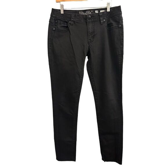 Miss Me black skinny jeans 29 GUC - Picture 1 of 8